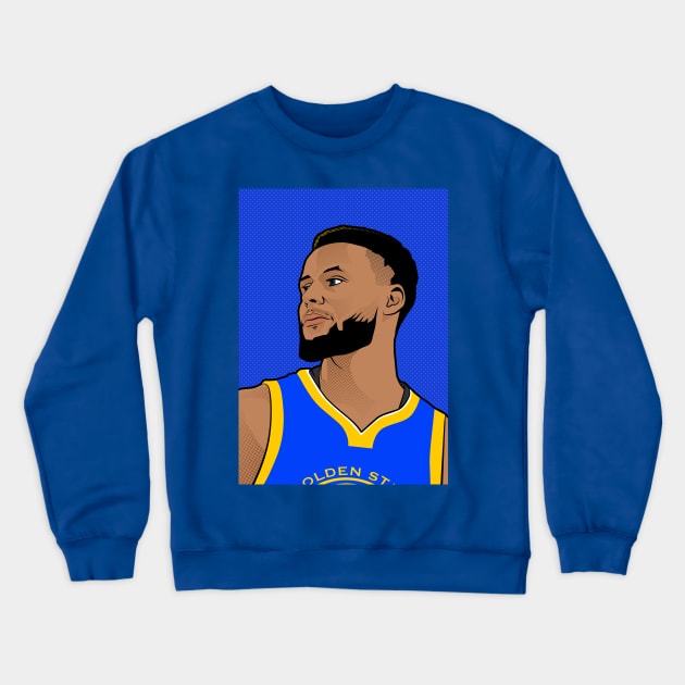 Steph Curry Crewneck Sweatshirt by dbl_drbbl